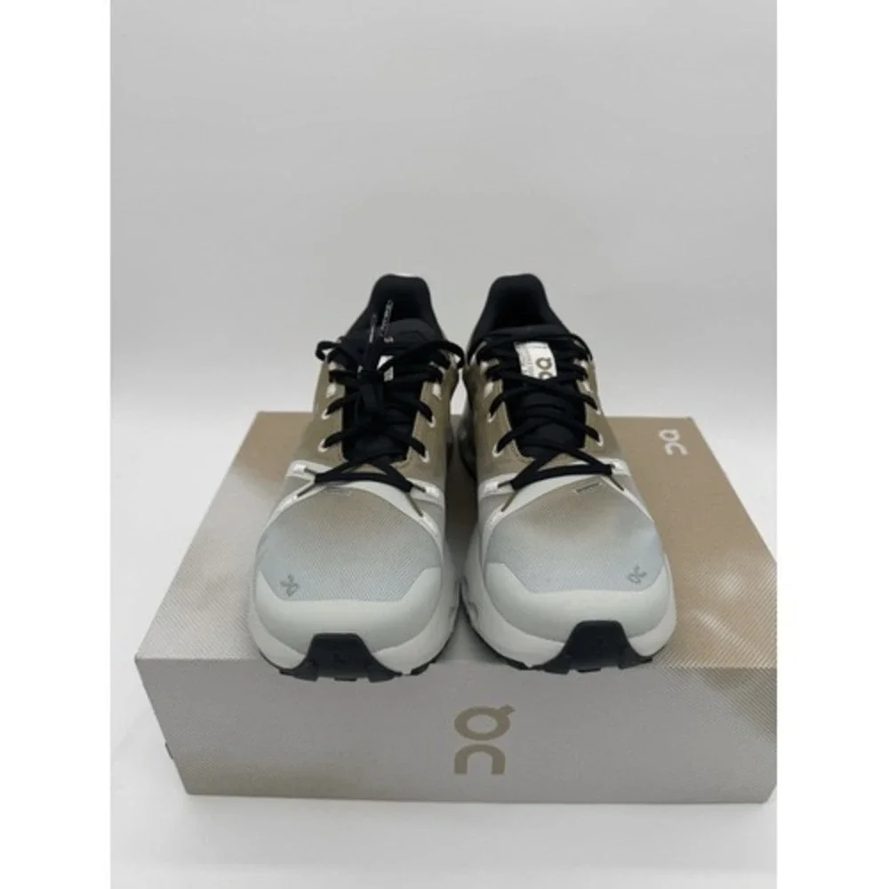 On Men's Cloudsurfer Trail Waterproof Running Shoes Safari Mineral Size 8